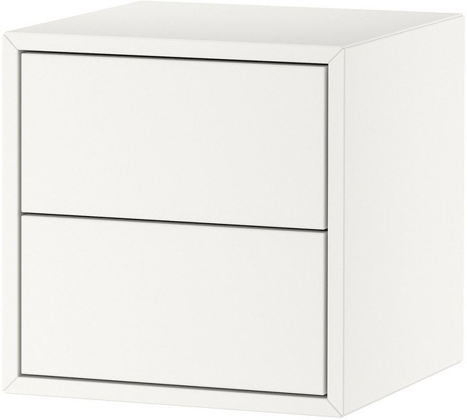 이케아EKET 에케트 수납장+서랍2 화이트 35x35x35 c