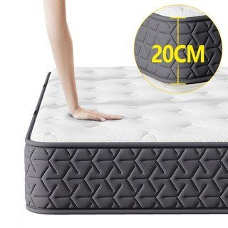 Verveo 무음 독립 스프링 매트리스, 20cm, 중간 부드러움할인