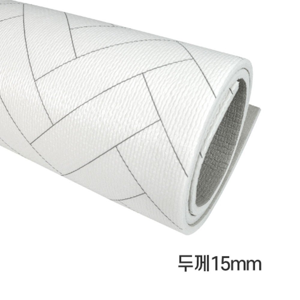 화이트 헤링본 200x300cm 놀이방 발코니 층간소음 매트 거실 어린이집 놀이매트 유아매트 국산 상세 이미지 2
