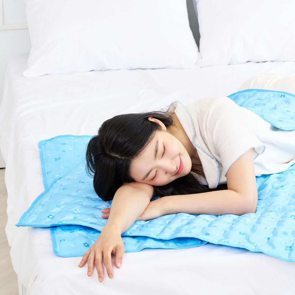 사롬사리 냉감 매트, 블루, 쿨매트 상세 이미지 2