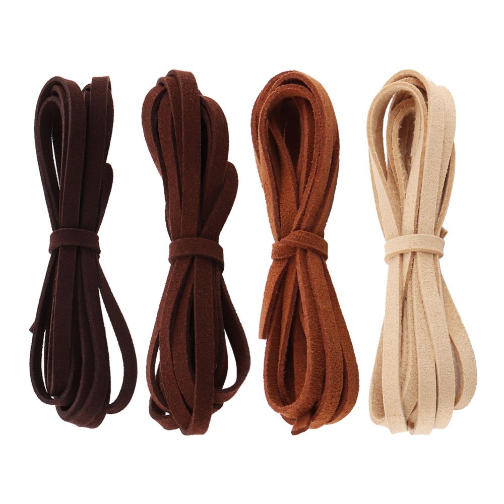 국내생산 5mm 인조 스웨이드끈 6color 세무 가죽줄, 1개, 블랙할인 상세 이미지 2