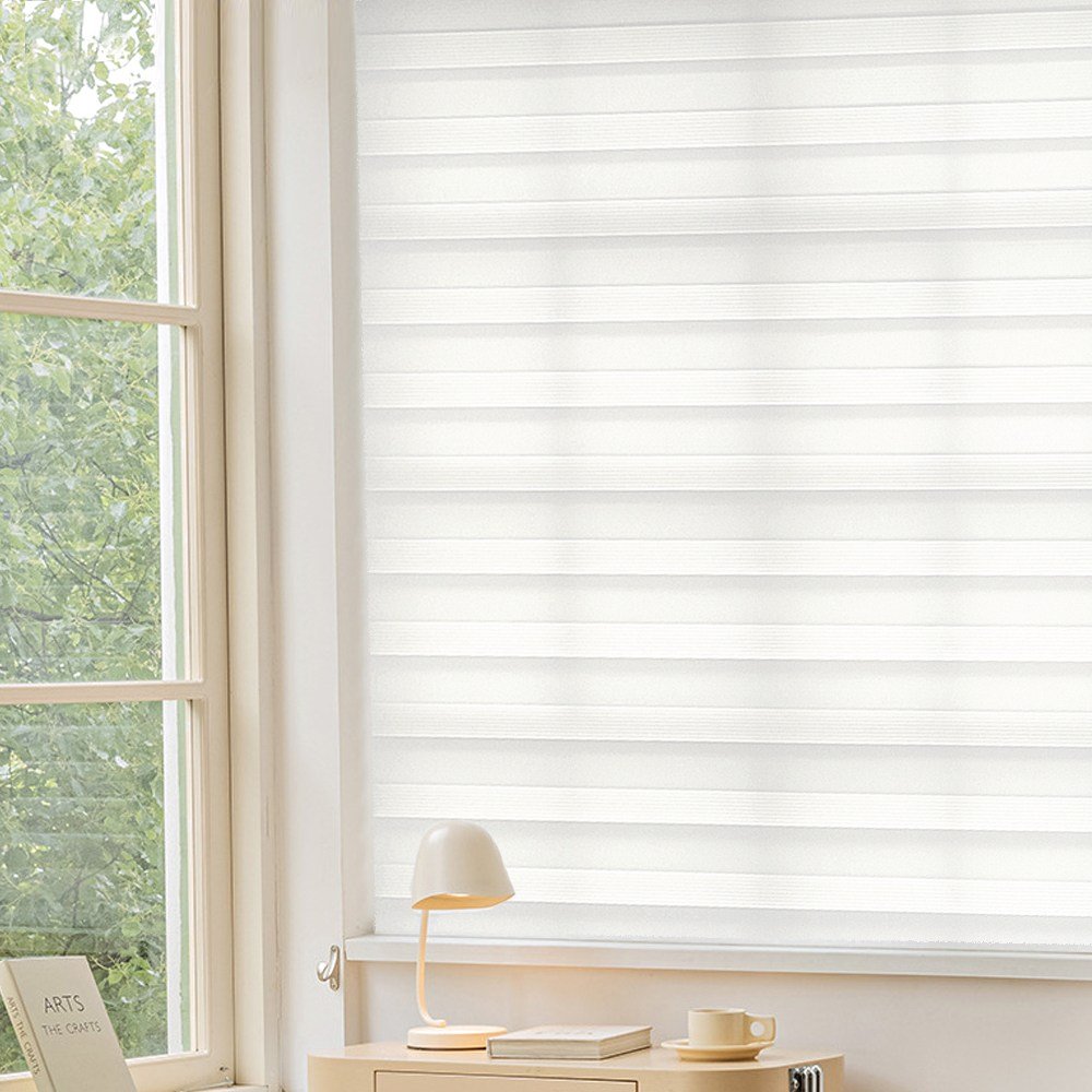윈샵 내츄럴 콤비블라인드 [ 맞춤 제작 색상 사이즈 가로 80cm~275cm x 세로 125cm ] 아이보리외 상세 이미지 2