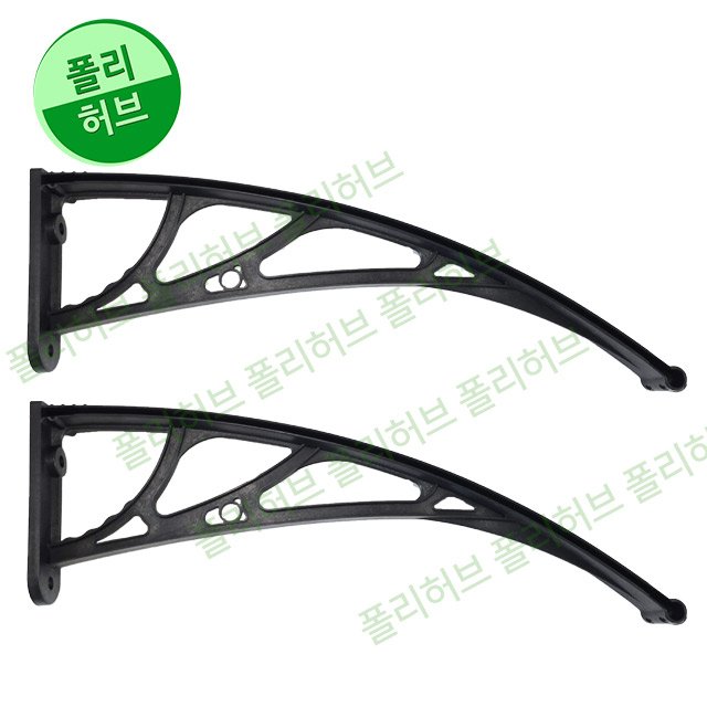 폴리허브 고정어닝 캐노피 렉산 폴리카보네이트 테라스가림막 차양막 현관 창문 빗물막이 비가림, 돌출800x길이1500mm, 일반 복층판/브라운 상세 이미지 2