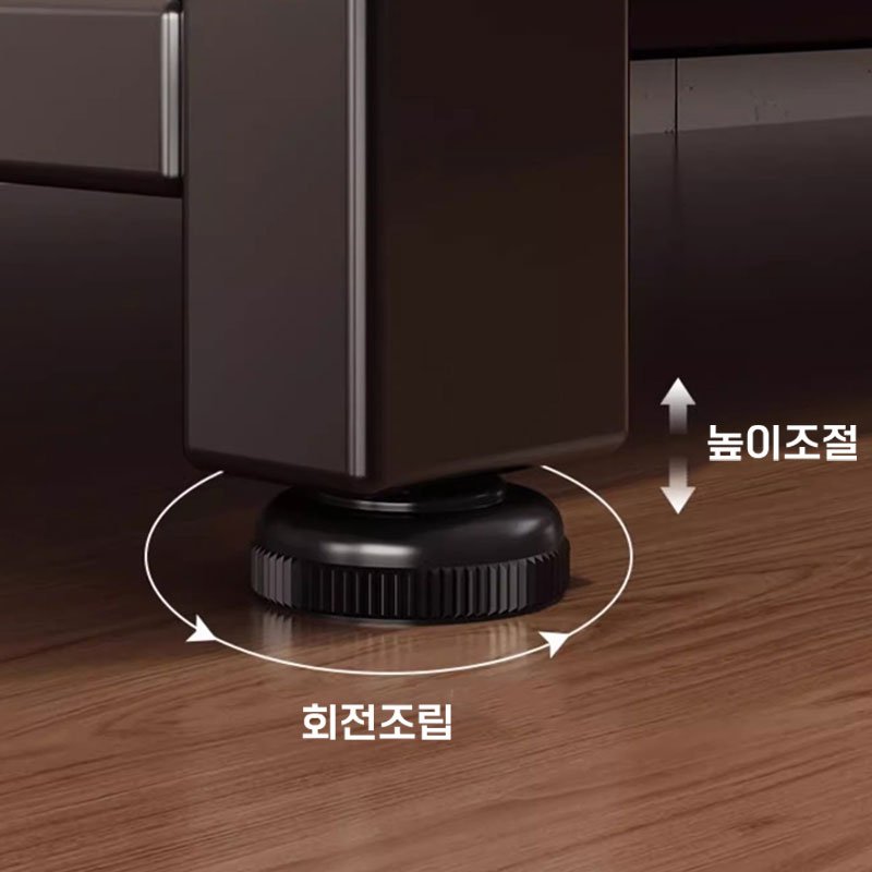 Seekfun 업그레이드 주방 수납장 하중240kg 3단 테이블 튼튼한 와이드 수납 선반 식탁 렌지대 작업용, 화이트/Whtie할인 상세 이미지 1