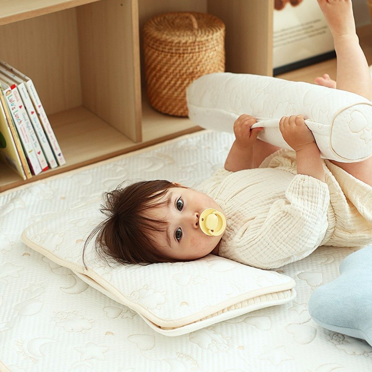 아토하우스 아이스쿨 냉감 침대패드, 블루, 쿨매트 상세 이미지 1