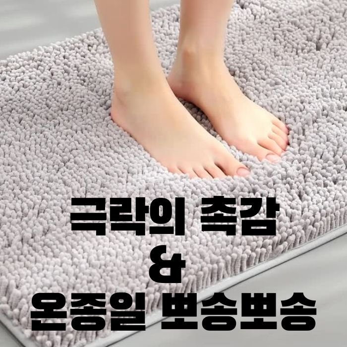 소울엔 구름결 발매트 빨아쓰는 부드러운 극세사 욕실, 딥 그레이할인· 6일 남음 상세 이미지 2