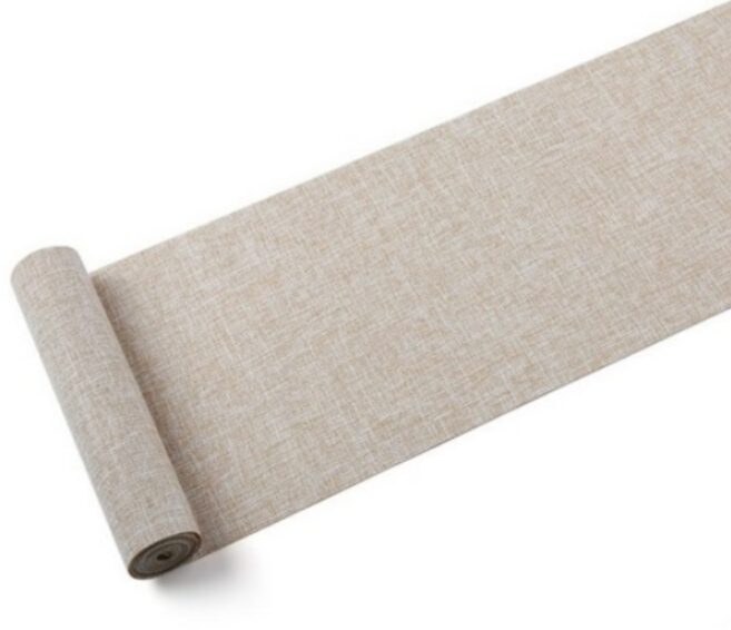 린넨 테이블 러너 Q104, 베이지, 2인용(40 x 180 cm), 1개